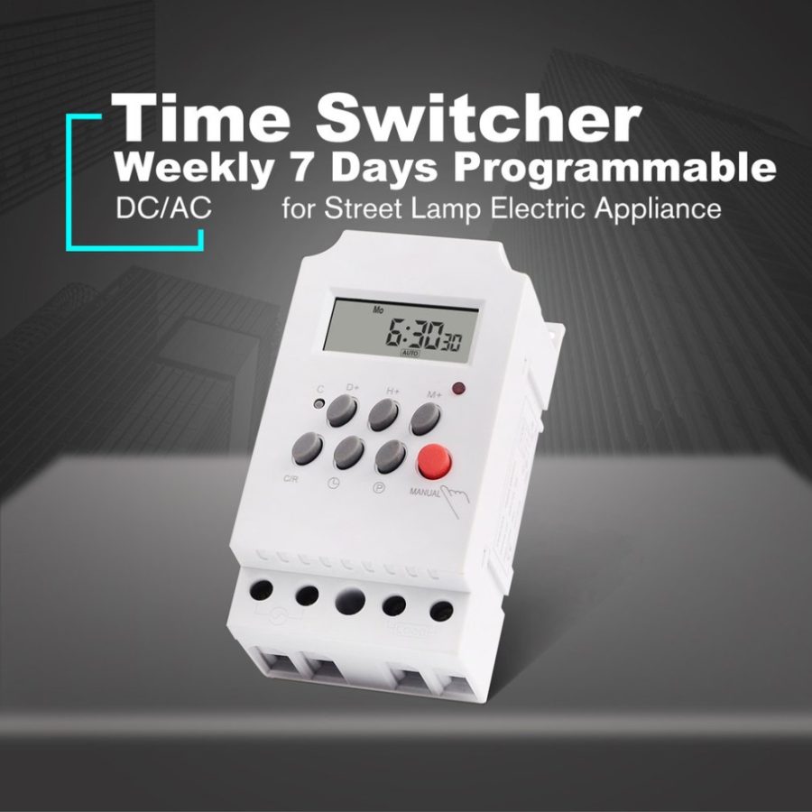 Weekly Timer Control KG316T Weekly Timer Switch 25A - 220v | Digital Programmable Time Relay ...