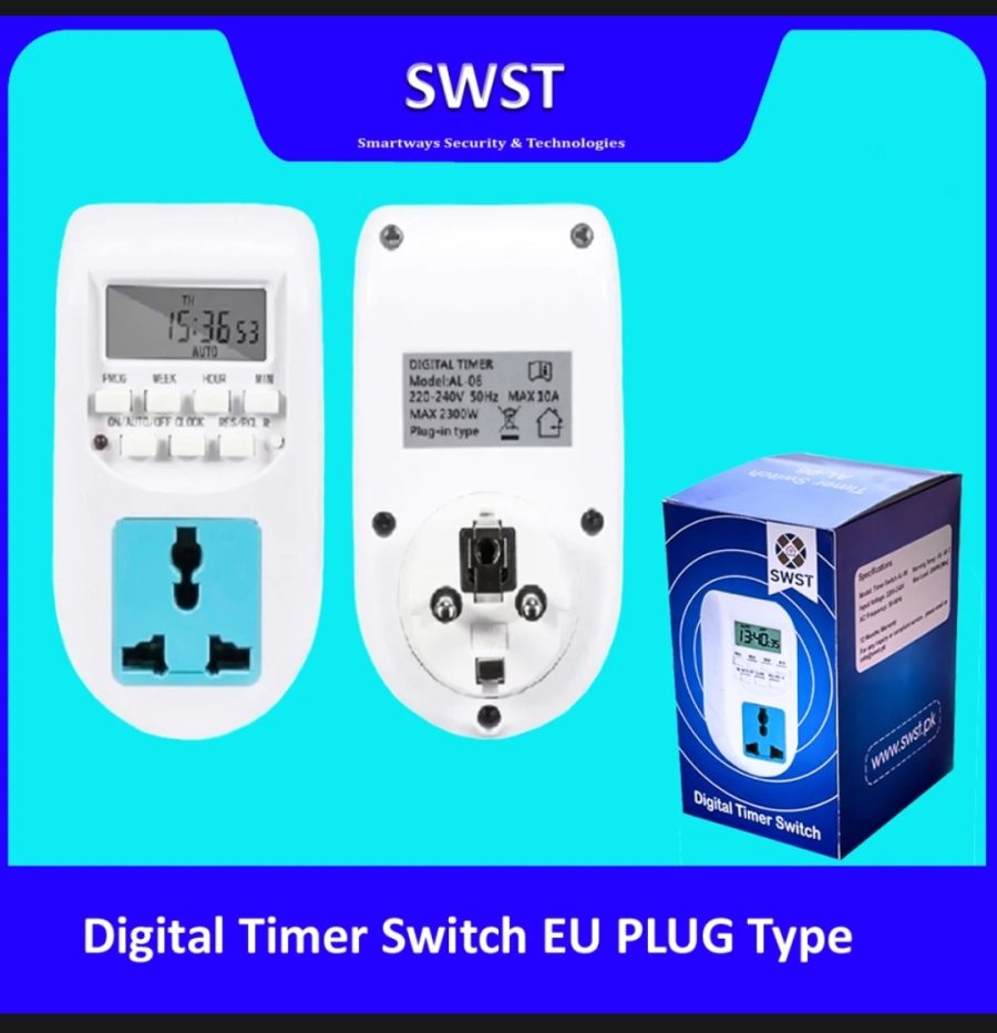 Digital Timer Socket Switch LCD Timing Weekly Programmable Timer Switch ...