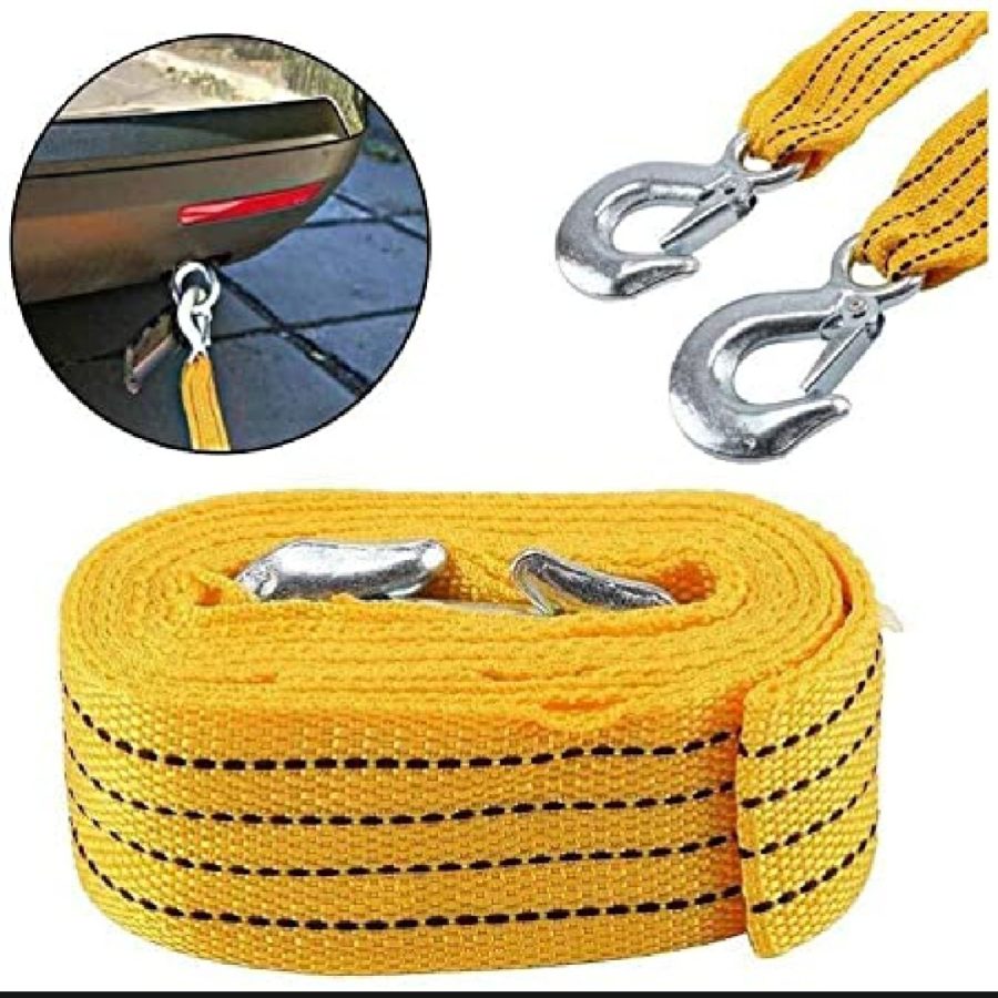 Car Tow rope belt With Hook 3meter - Eonline Store
