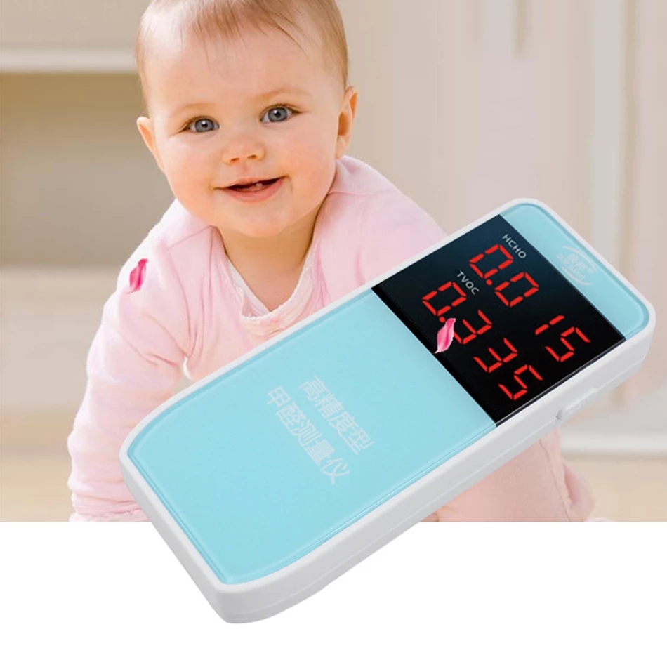 High Precision Digital Formaldehyde Detector 3-in-1 HCHO TVOC Air Quality Monitor Real Time Testing Air Quality Gas Analyzed