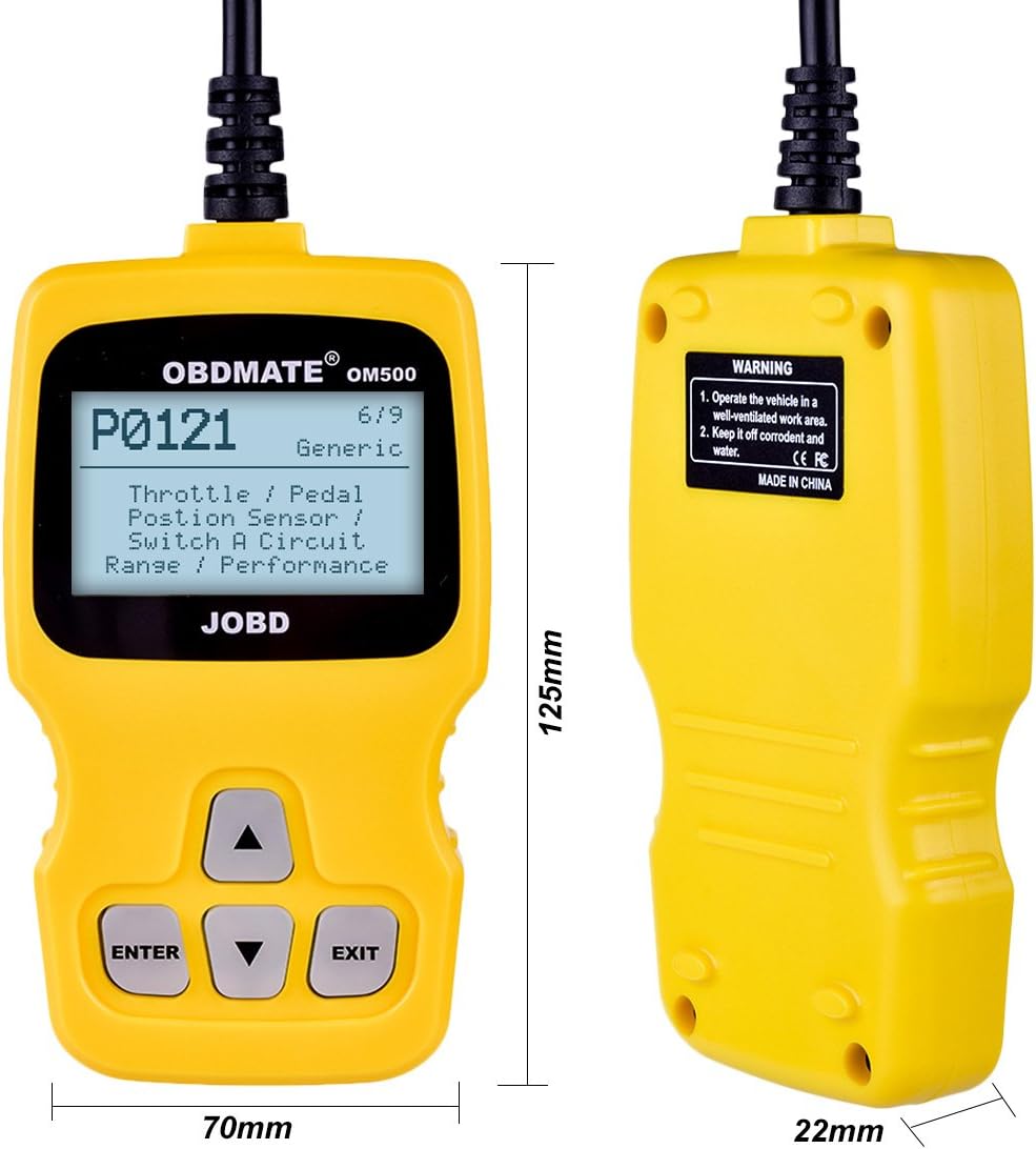 AUTOPHIX OM500 Japanese Vehicles Scanner JOBD Check Engine Code Reader for Toyota Nissan Honda Cars OBD2 AUTO Fault Code Reader
