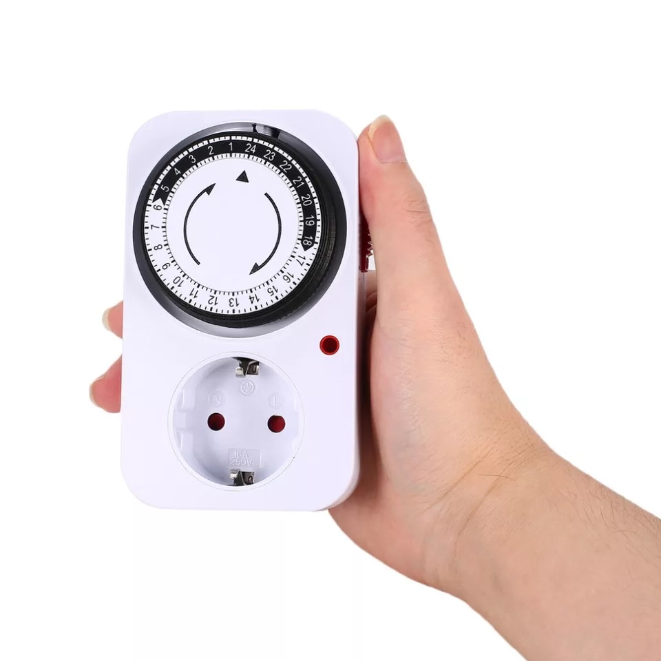 24 Hour Programmable Timer Switch Universal Socket Mechanical Timer 220V 16A Europe Plug EU plug EU socket