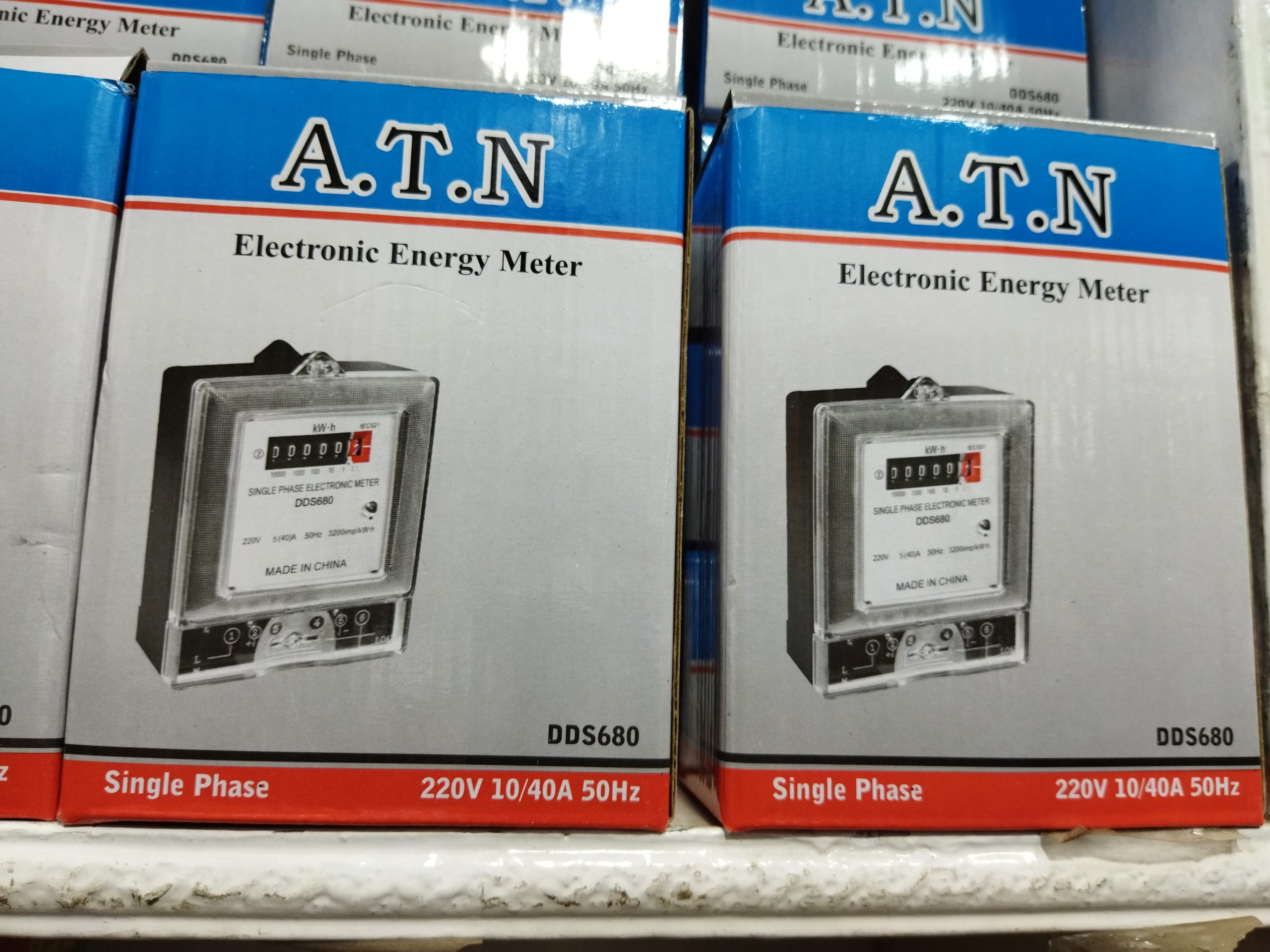 ATN Single Phase Electricity Meter, energy meter, Single phase meter, electricity meter, energy meter, sub meter, private meter, For AC and sub meter