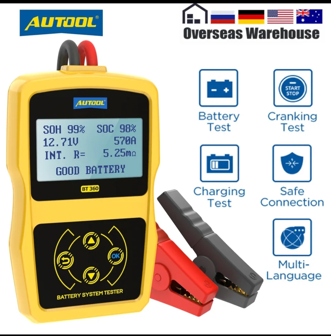 Autool BT360 | Best Battery Tester | Battery Analyzer - Eonline Store