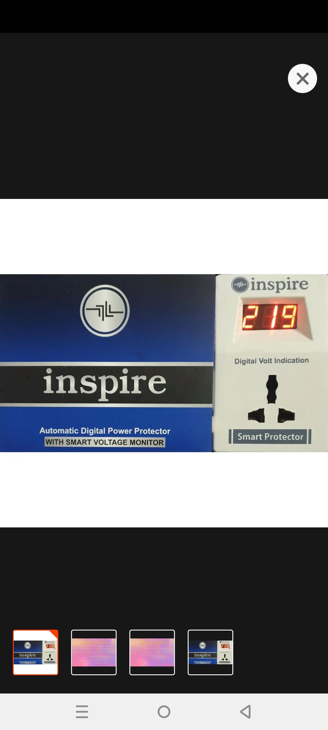 INSPIRE Automatic Digital Power Protector Over & Under Voltage Protector for Fridge Refrigerator, Freezer, LCD TV, Computer etc. (Muhafiz Switch)