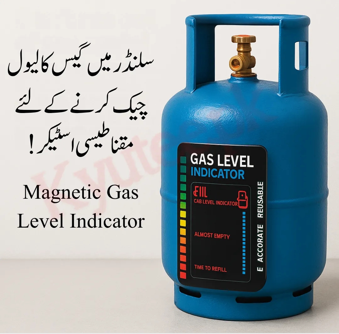 Magnetic Gas Cylinder Tool Gas Tank Level Indicator Propane Butane LPG Fuel Gauge Caravan Bottle Temperature Measuring