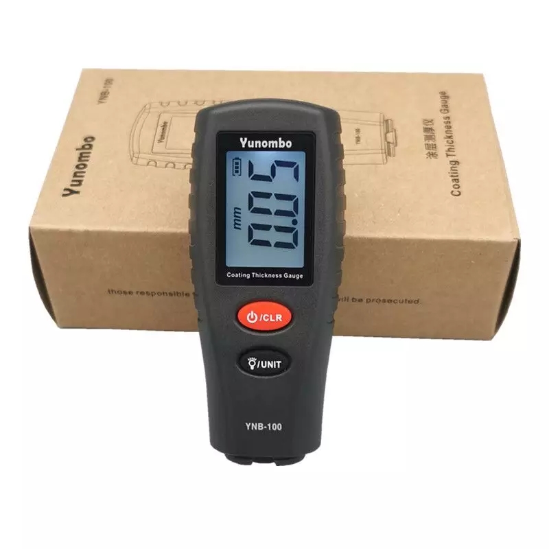 VDIAGTOOL VC100 Coating Thickness Gauge Digital Backlight Car Paint Electroplate Metal Coating Tester English Manual