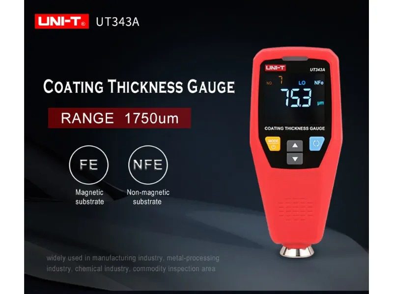 UNI-T UT 343A Coating Thickness Gauge car paint tester